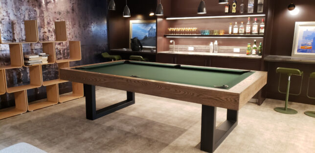modern pool tables, custom pool tables, american made billiards mfg
