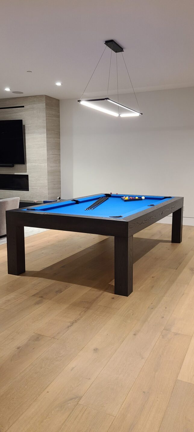 modern pool tables, custom pool tables, american made billiards mfg