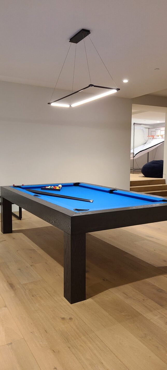 modern pool tables, custom pool tables, american made billiards mfg