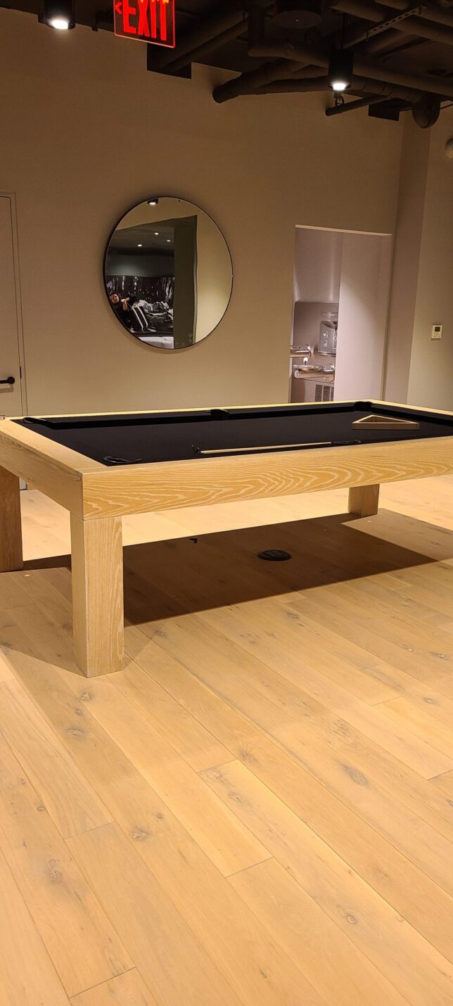 modern pool tables, custom pool tables, american made billiards mfg