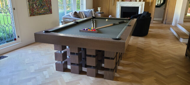 modern pool tables, custom pool tables, american made billiards mfg