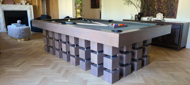 modern pool tables, custom pool tables, american made billiards mfg